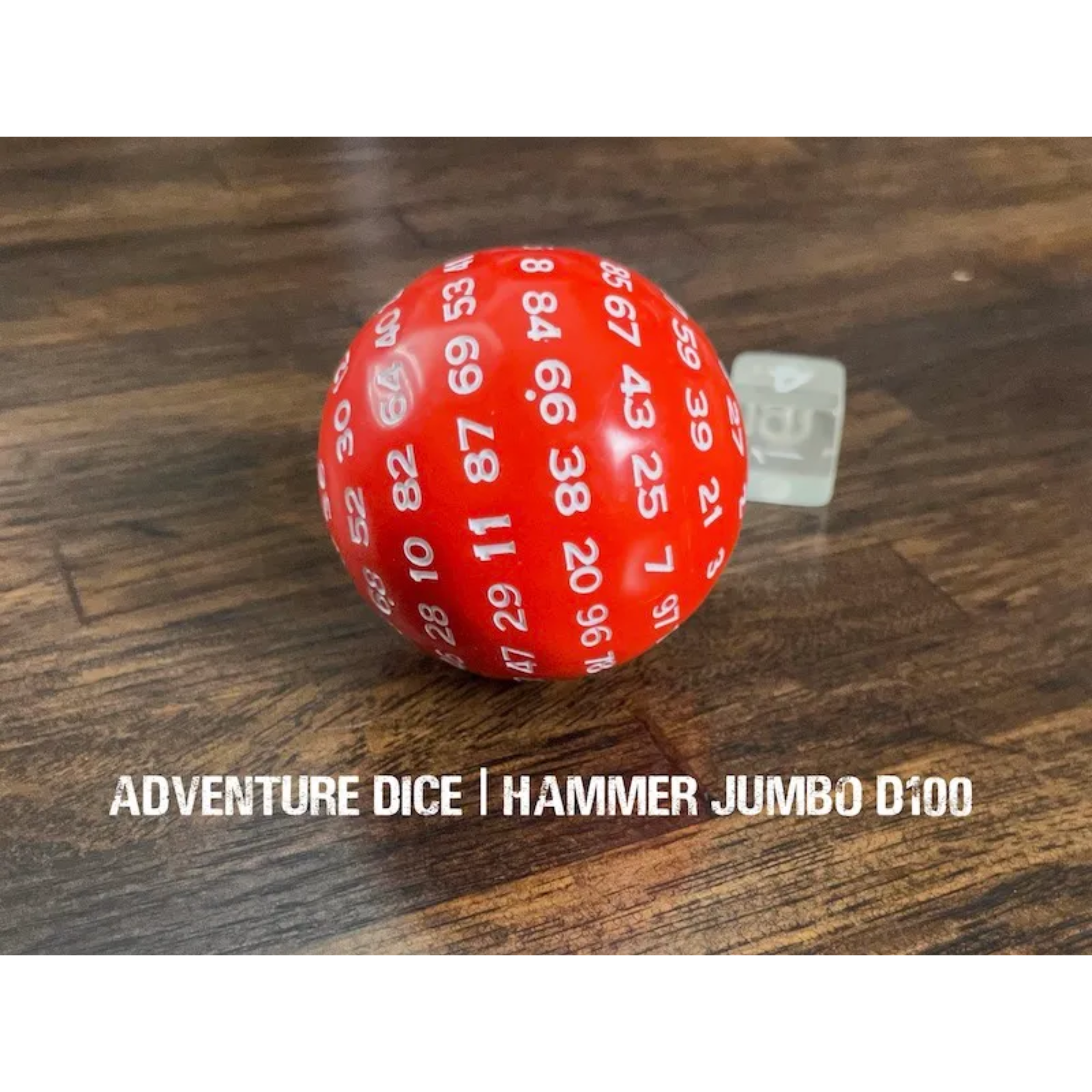 Hammer D100 Opaque Red with white numbering